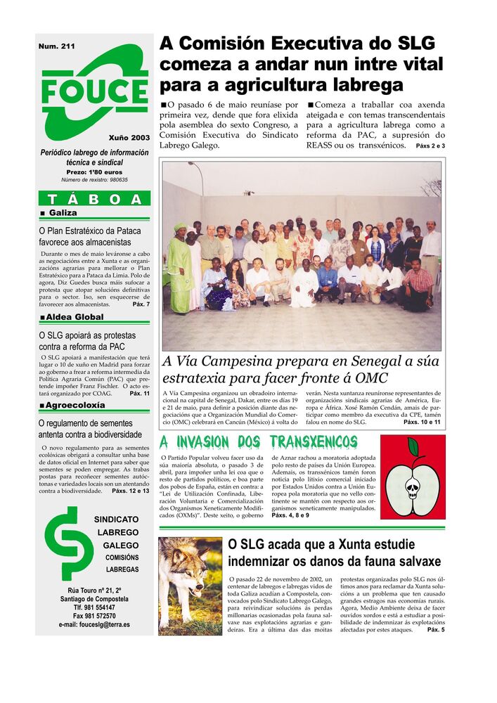 FOUCE 211 – Xuño 2003