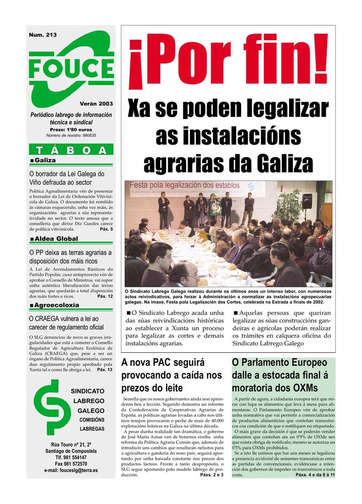 FOUCE 213 – Verán 2003