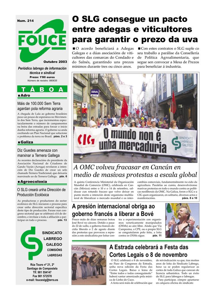 FOUCE 214 – Outubro 2003