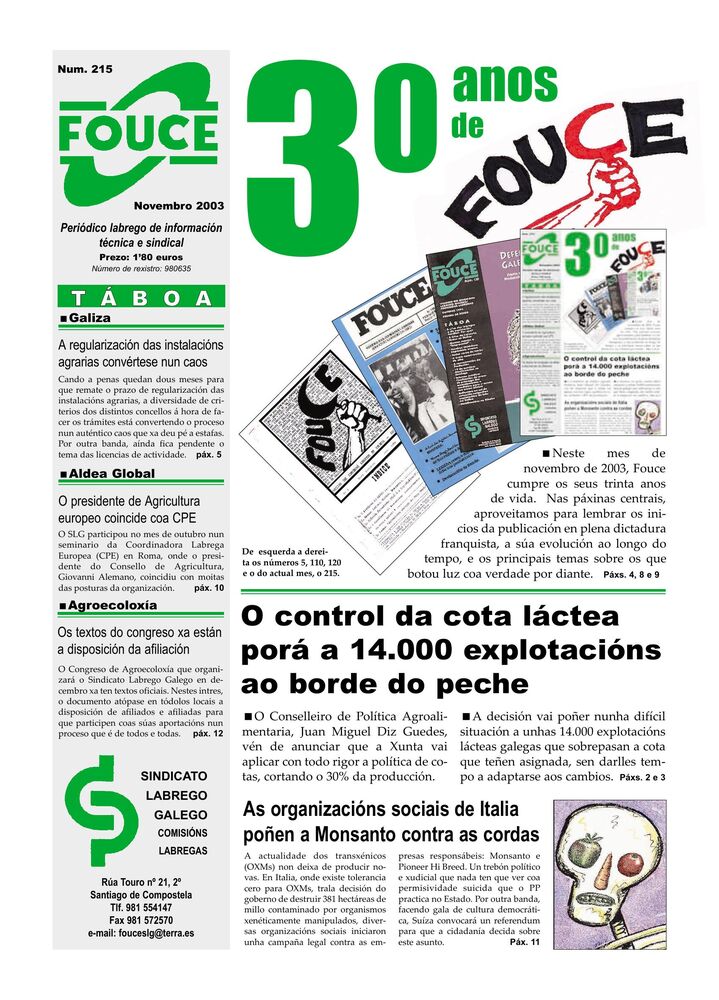 FOUCE 215 – Novembro 2003