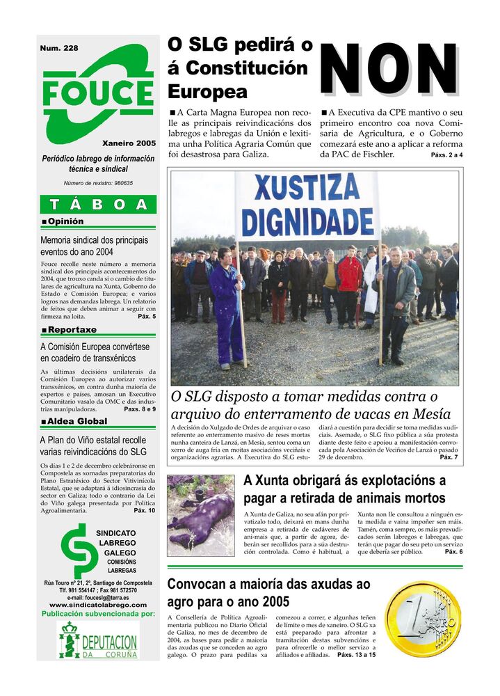 FOUCE 228 – Xaneiro 2005