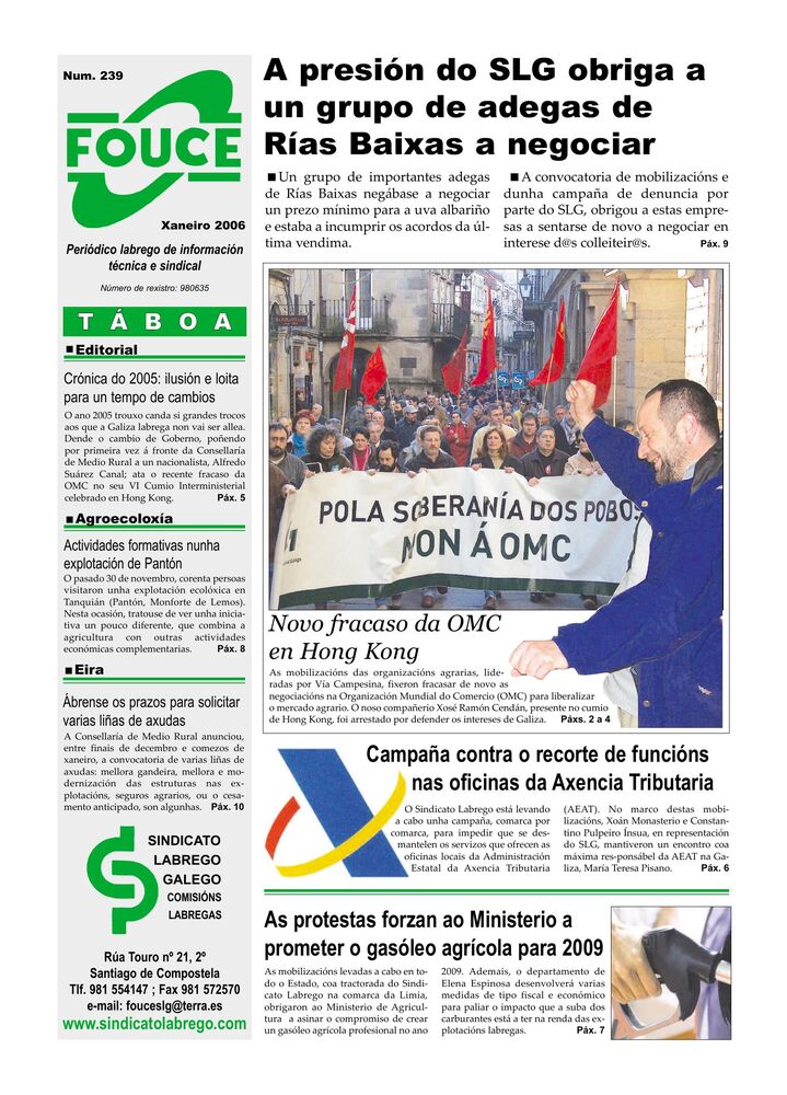 FOUCE 239 – Xaneiro 2006