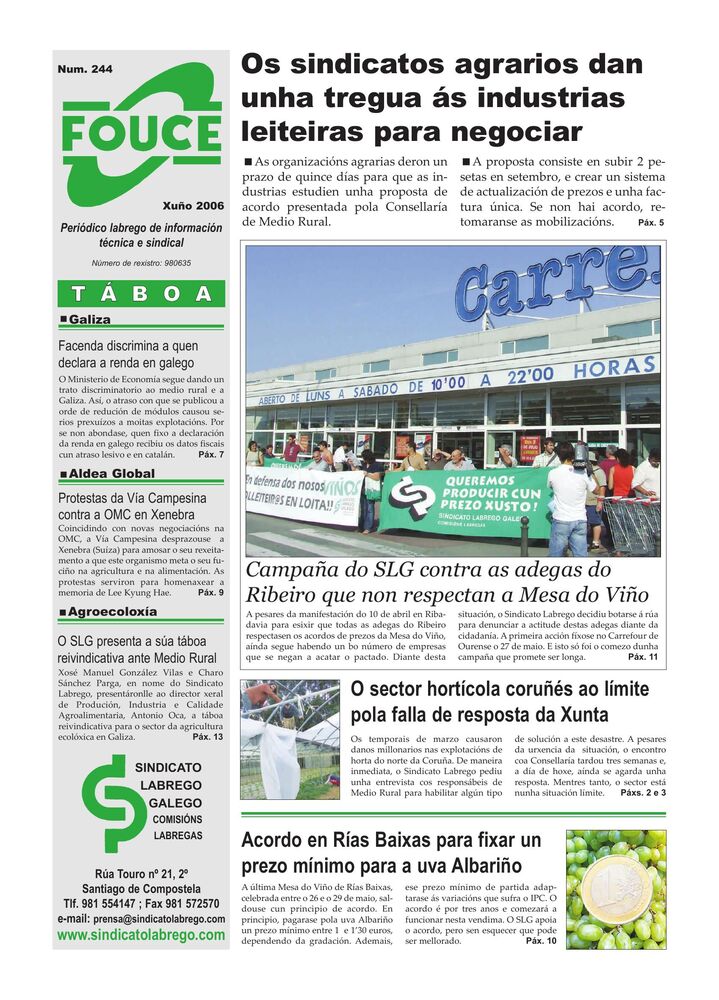 FOUCE 244 – Xuño 2006