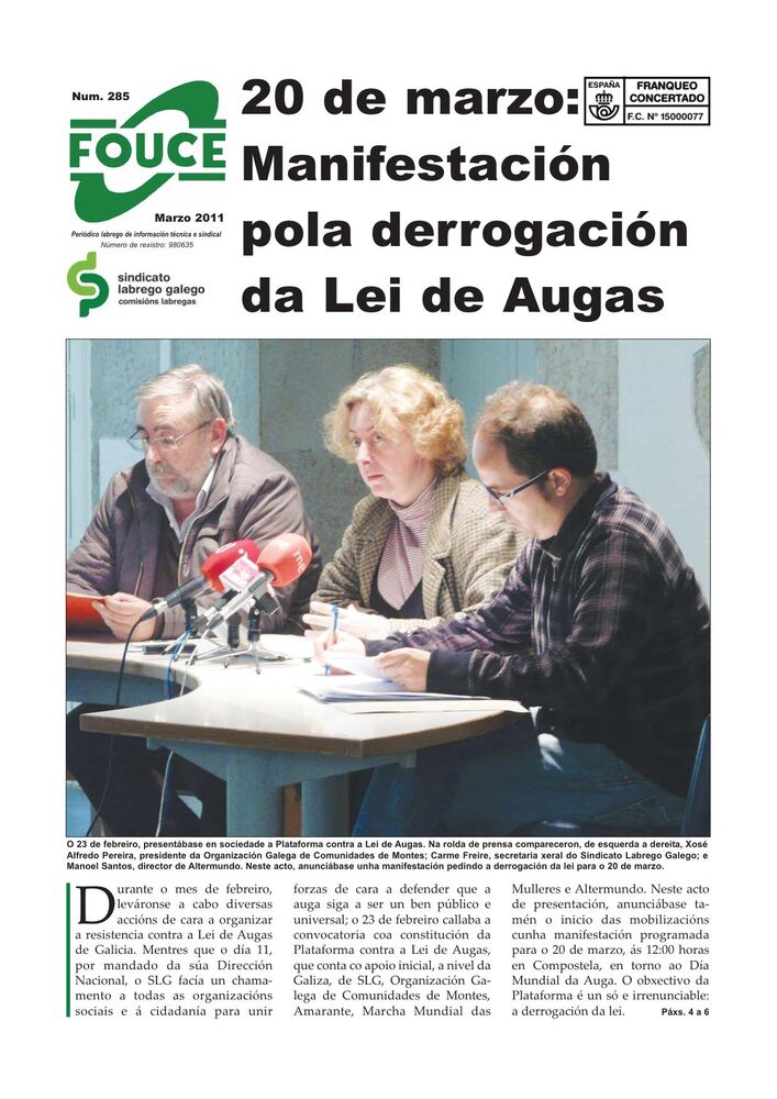 FOUCE 285 – Marzo de 2011