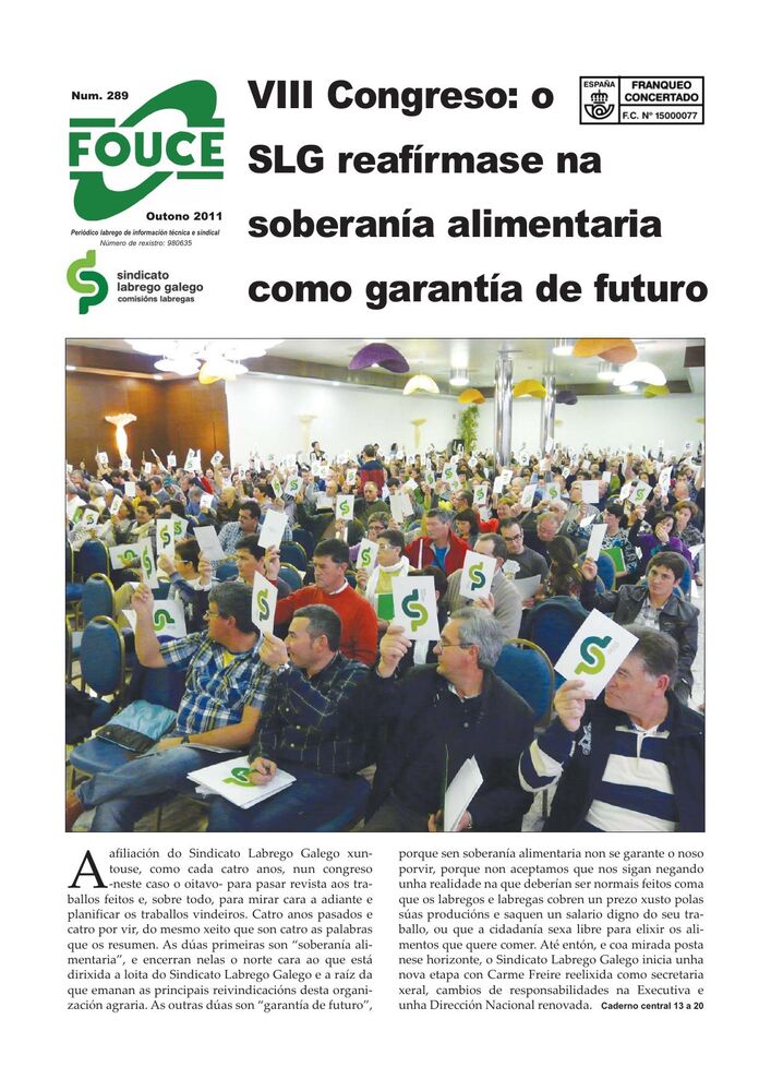 FOUCE 289 – Outono 2011