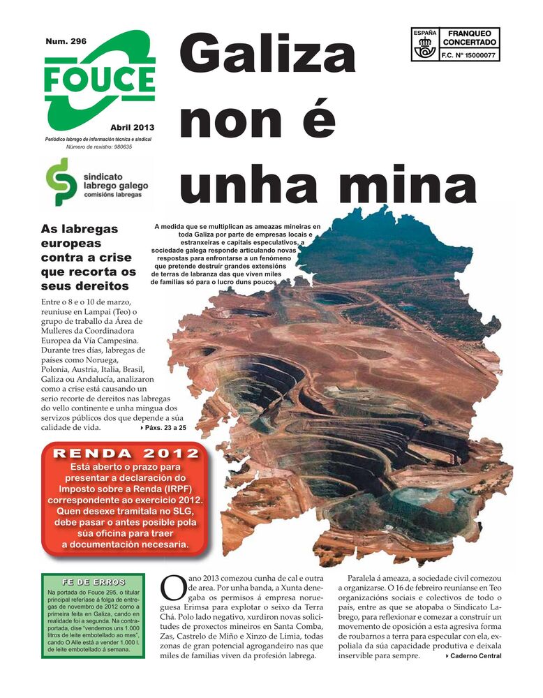 Fouce 296 – Abril de 2013