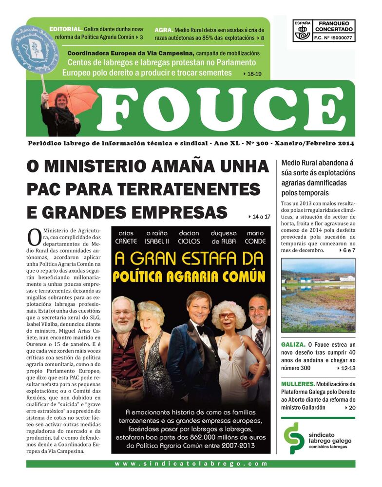 Fouce 300 – Xaneiro/febreiro 2014