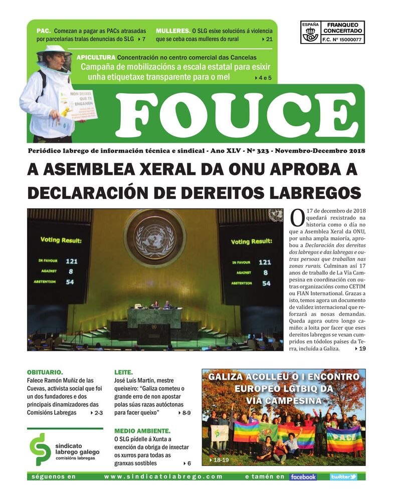 Fouce 323 – Novembro-Decembro 2018