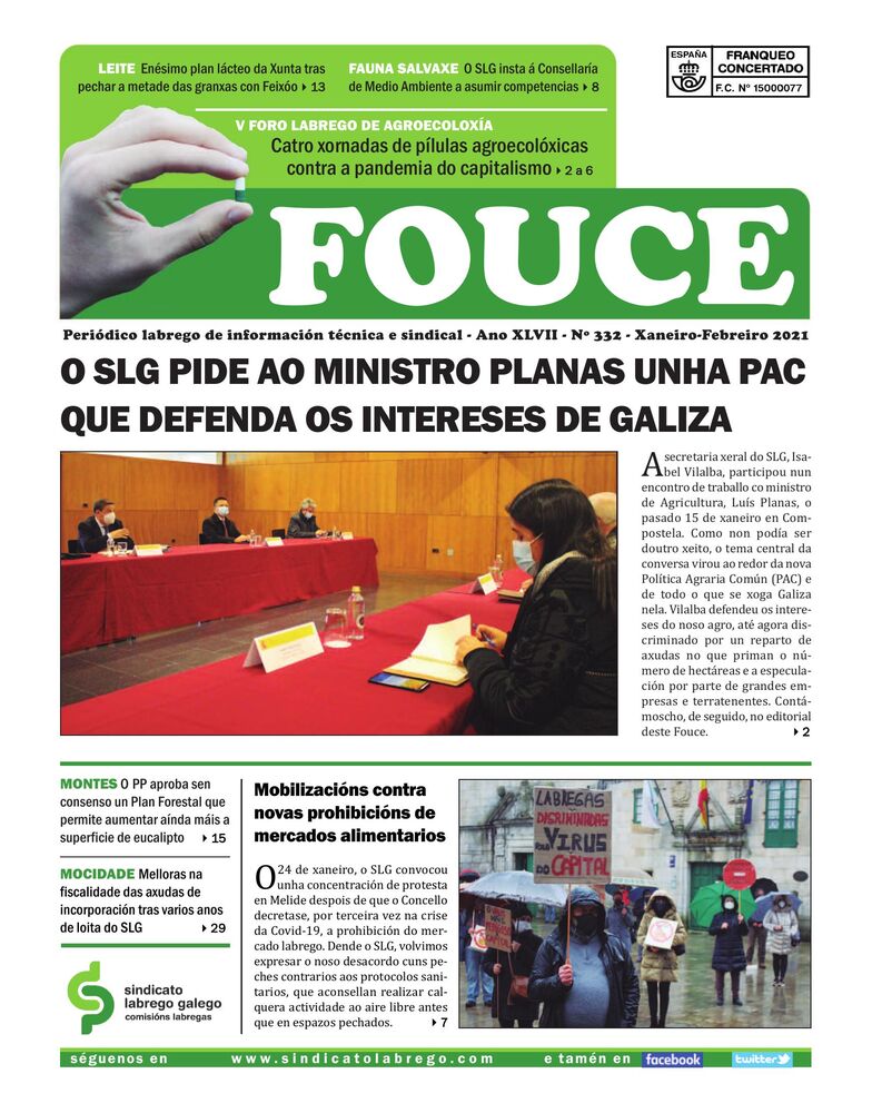 Fouce 332 – Xaneiro-Febreiro 2021