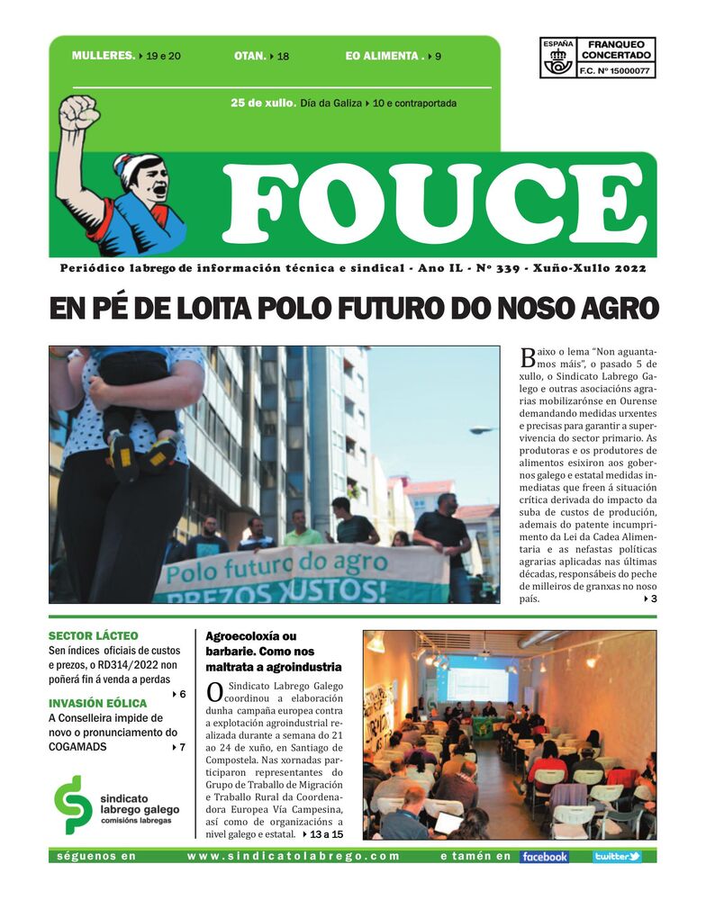 Fouce 339 – Xullo-Agosto 2022