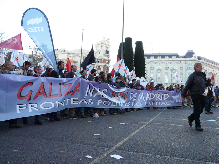 Marchas da Dignidade. Madrid, 22 de marzo de 2014.