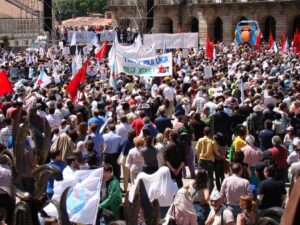 Manifestación Día das Letras Galegas (17/05/2010)