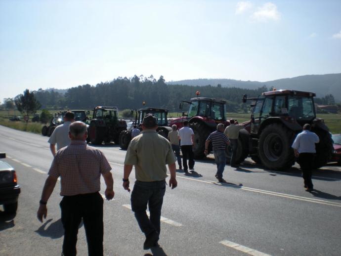 Tractorada dende Urdilde ata Salgueiriños – (17/06/2009)