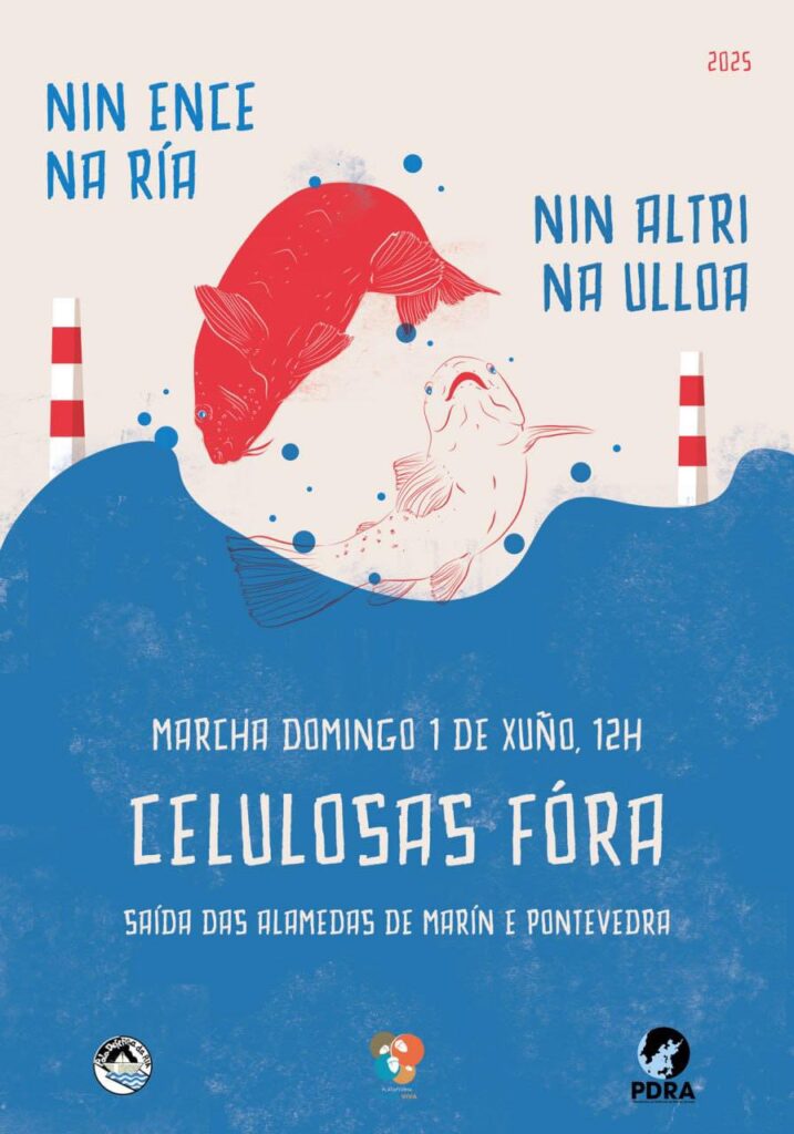 O SLG anima a toda a cidadanía a apoiar a manifestación “Celulosas fóra” o vindeiro domingo 1 de xuño