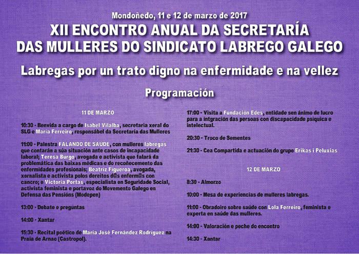 Programa encontro mulleres 2017