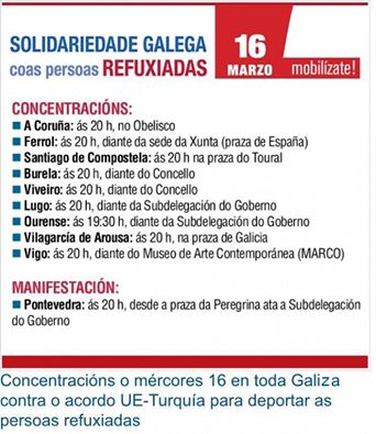 Concentracións migrantes