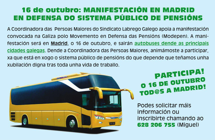 manifestación madrid maiores