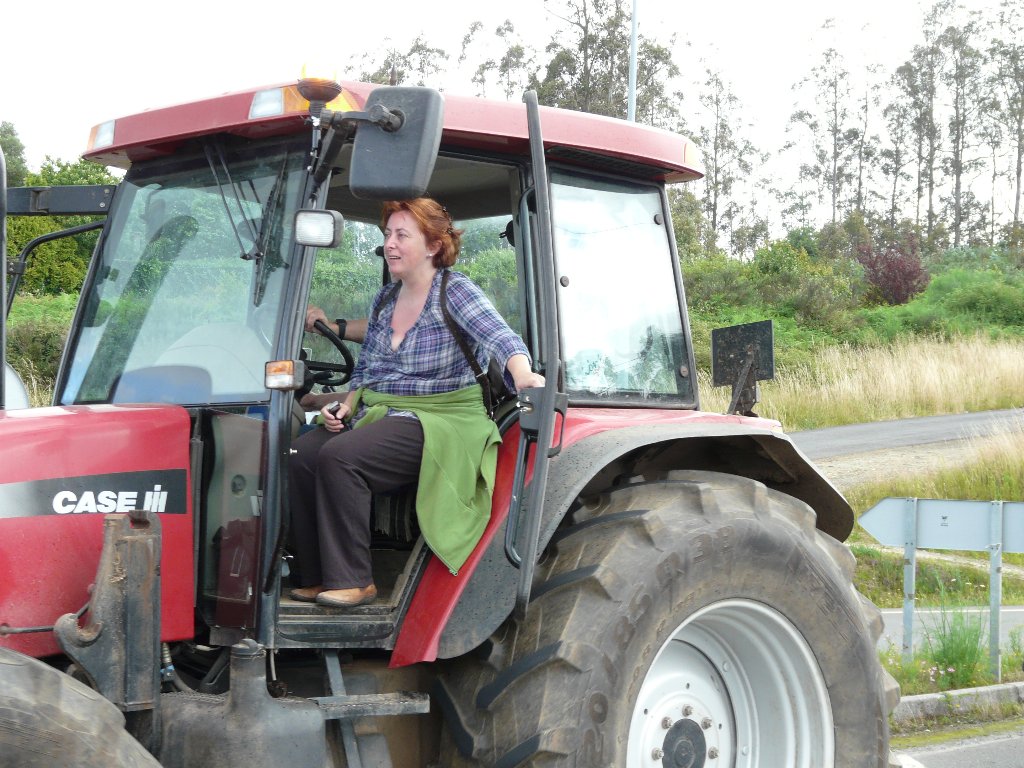 0 Tractorada polas ruas de Compostela