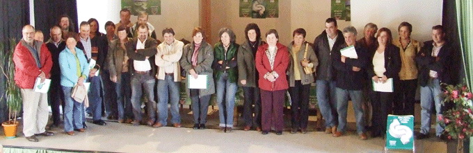 Directivos do congreso da carne