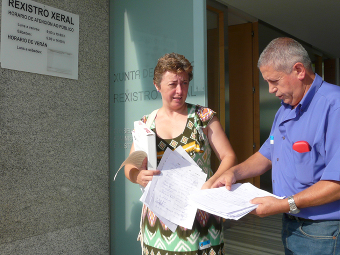 Entrega de sinaturas