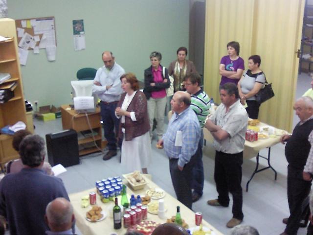 Carme Freire na inauguración do novo local do SLG en Ordes