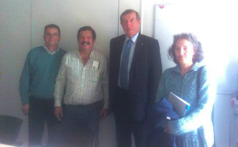 lídia co presidente do consello de ministros de agricultura