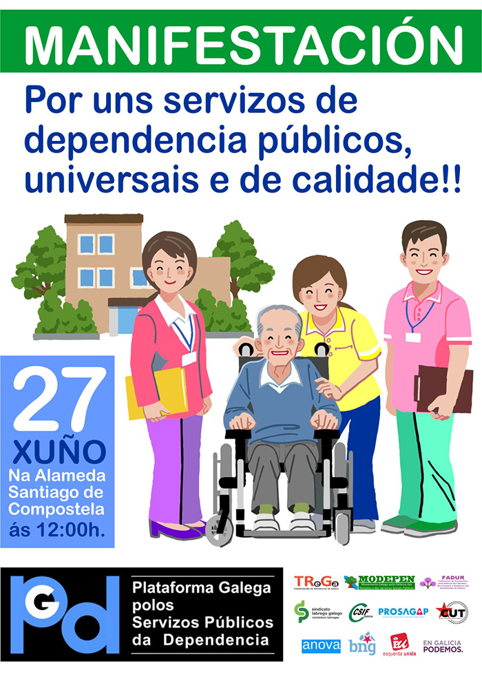 27X Manifestación Servizos Dependencia