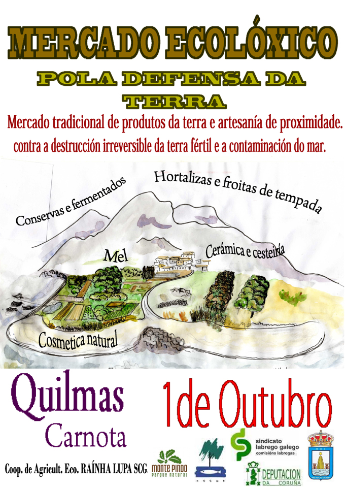 Cartaz do mercado de Quilmas