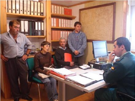 @s representantes das mancomunidades afectadas