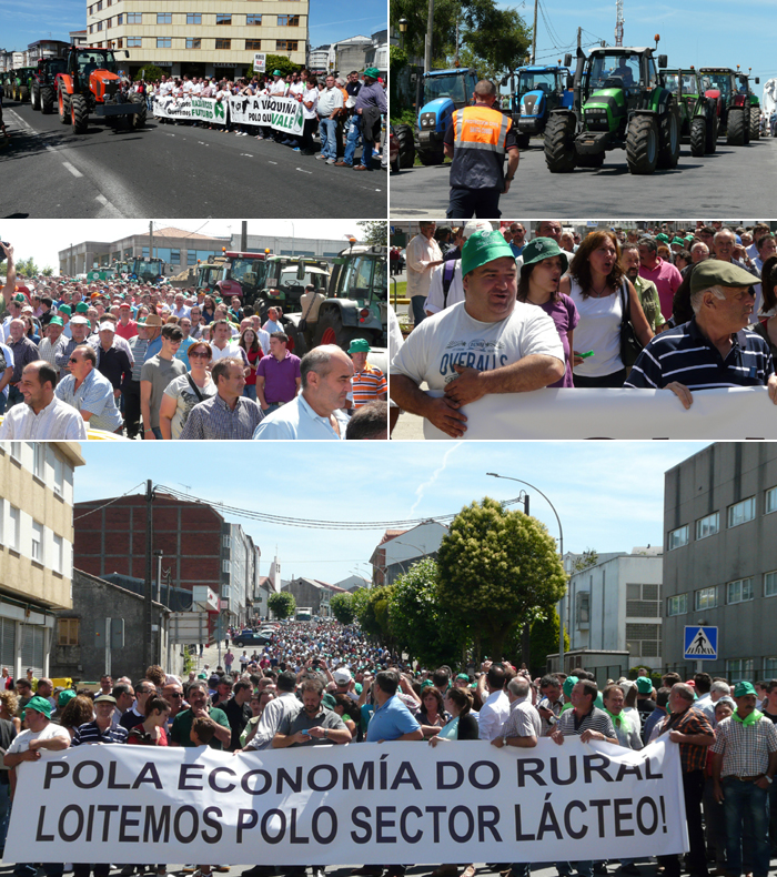 Manifestación Santa Comba