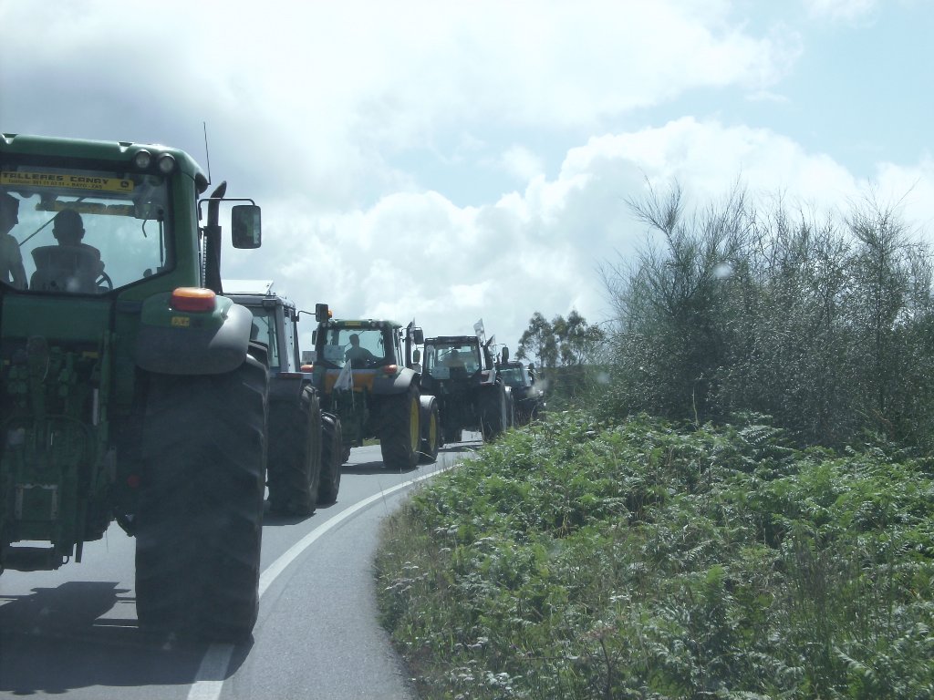 Tractorada a Compostela 13 xullo 2009