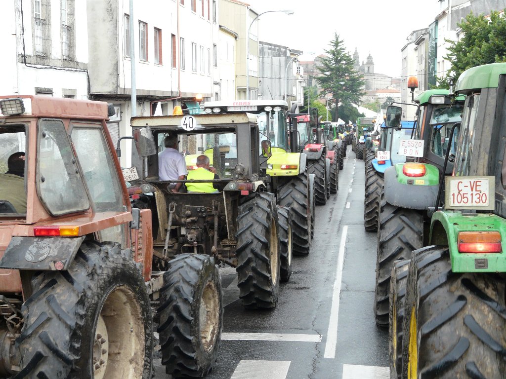 0 Tractorada polas ruas de Compostela 2