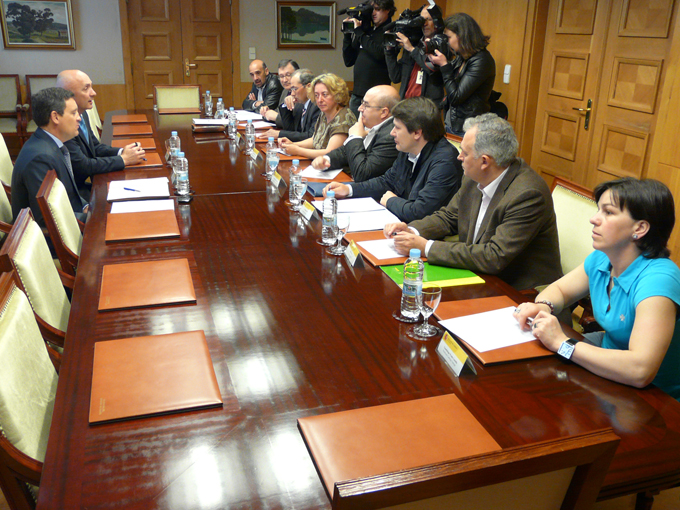 Xuntanza con Tamarit