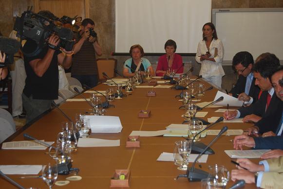 Firma do acordo da leite en Madrid