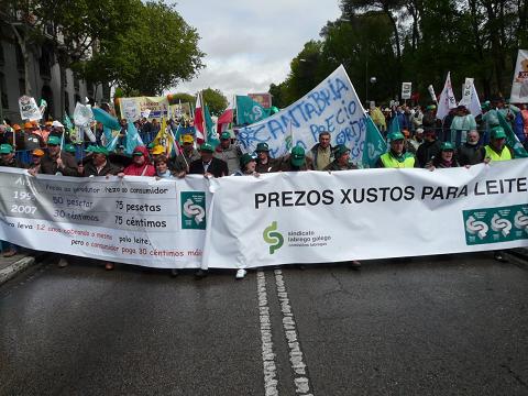 Manifestación en Madrid o 16 de abril de 2009