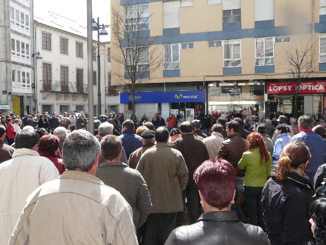 Concentración perante da Subdelegación do Goberno en Lugo – 17/04/2008