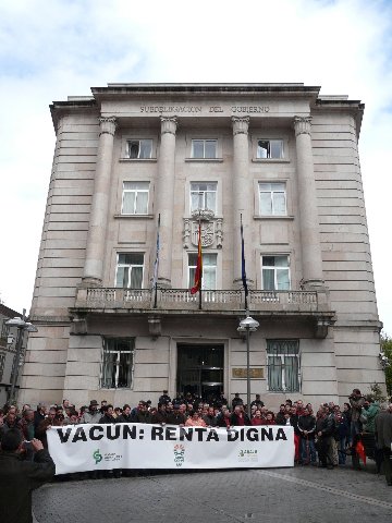 Concentración perante da Subdelegación do Goberno en Lugo – 17/04/2008