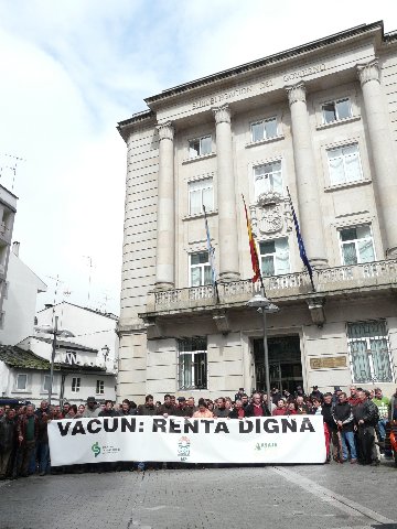 Concentración perante da Subdelegación do Goberno en Lugo – 17/04/2008