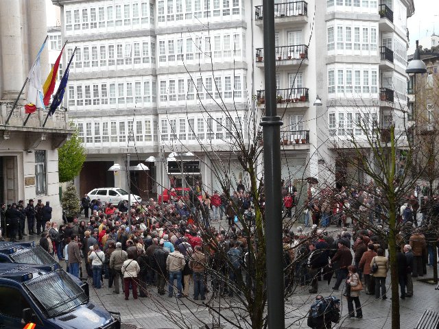 Concentración perante da Subdelegación do Goberno en Lugo – 17/04/2008
