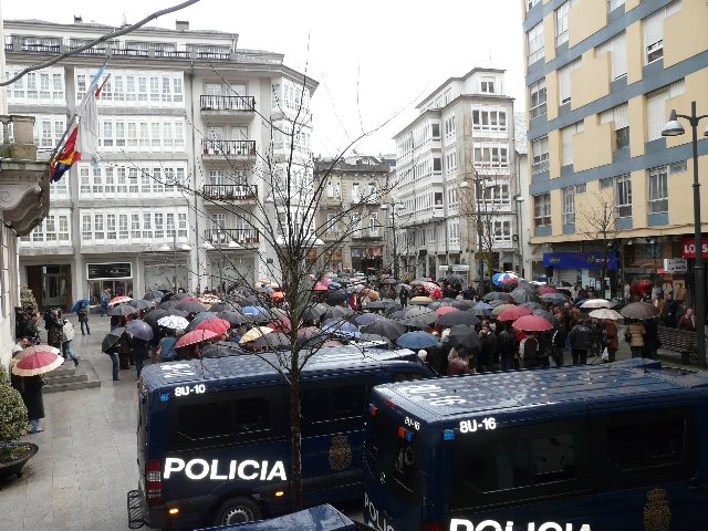 Concentración perante da Subdelegación do Goberno en Lugo – 17/04/2008