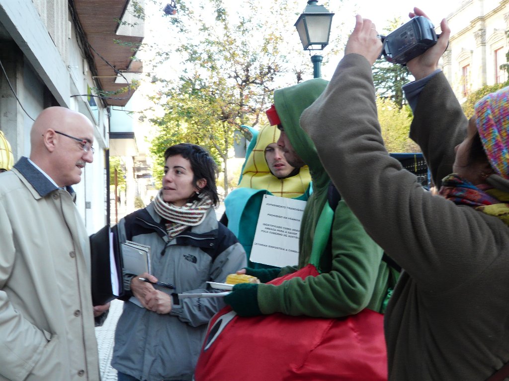 PGA (26/11/2008) – Mobilización perante do Parlamento galego