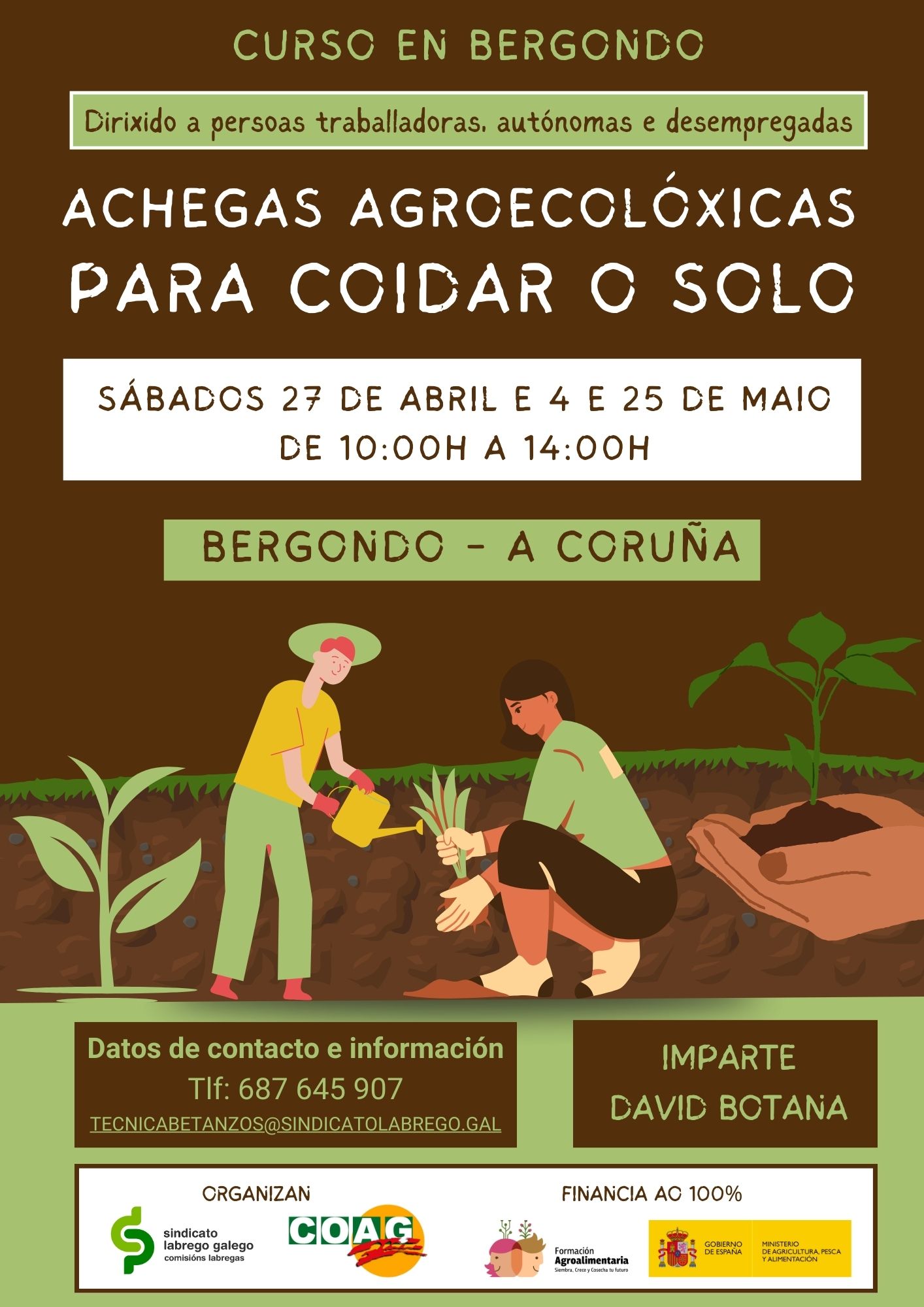 Cartaz curso Bergondo