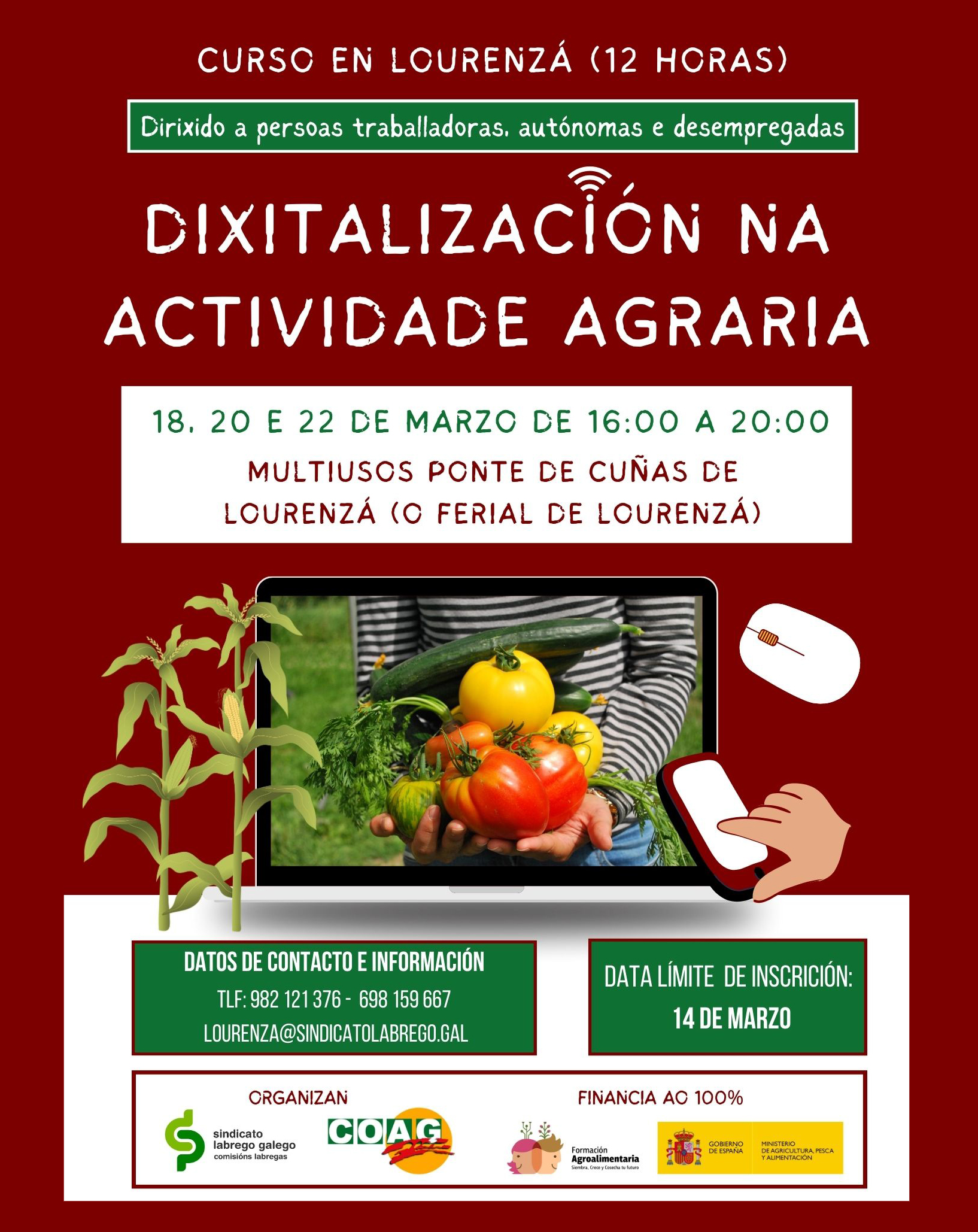 Cartaz dixitalización Lourenzá