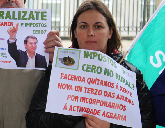 A xustiza avala as denuncias do Sindicato Labrego Galego contra a excesiva  fiscalidade nas axudas de incorporación