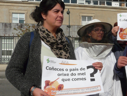 SLG e AGA reclaman a Industria e Medio Rural que esixan do Goberno do Estado  unha etiquetaxe transparente no mel