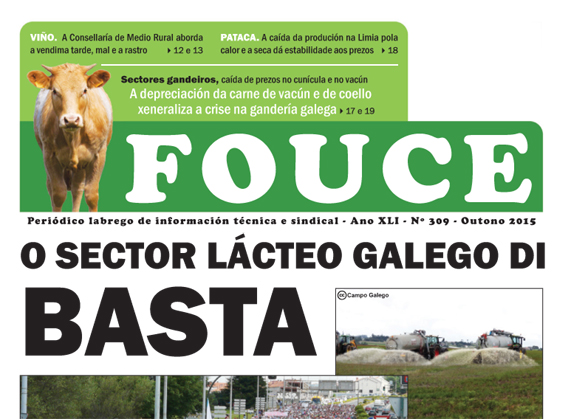 As mobilizacións do sector lácteo a fondo no Fouce 309