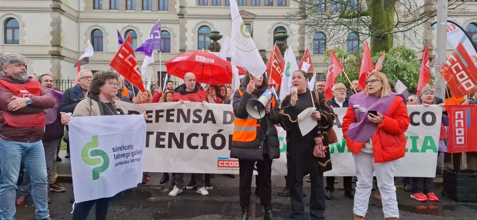 Na defensa do sistema público de atención á dependencia. Mobilización en Santiago de Compostela
