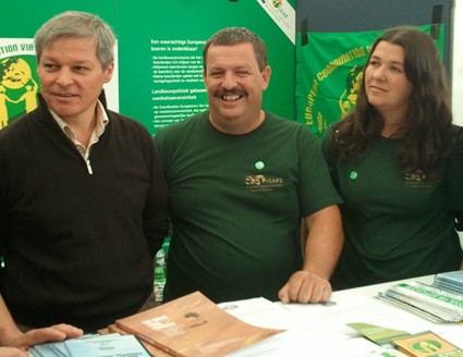 Isabel Vilalba avogou ante Dacian Ciolos por que a nova PAC defenda as pequenas e medianas explotacións