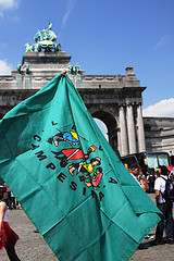 Dende Galiza até Bruxelas: por un prezo xusto para o noso leite. IMAXES da intervención de Lídia Senra