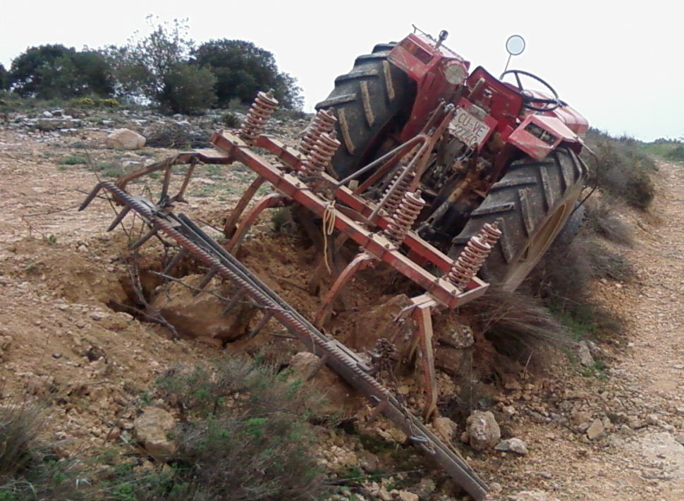 Prevención de riscos na condución de tractores